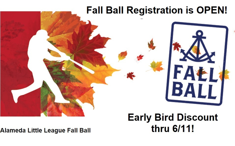 Fall Ball Registration is Open!!!