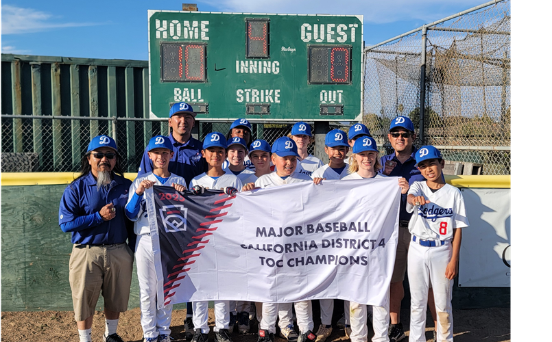 Majors Dodgers TOC Champions!