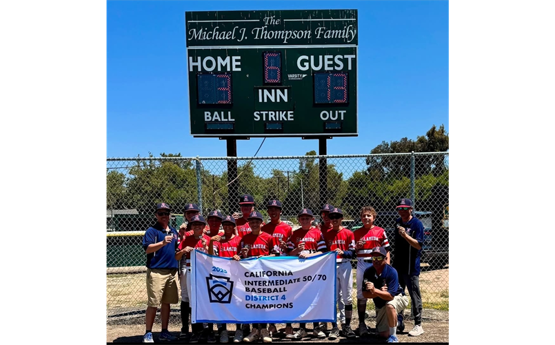 Intermediate All Stars District 4 Champs!