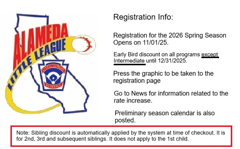 2026 Spring Registration Begins Nov. 1