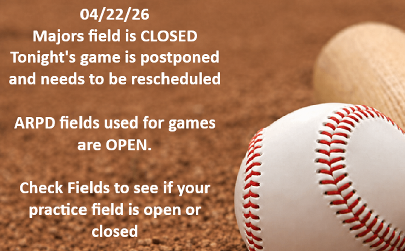 04/22/26 - Field Status